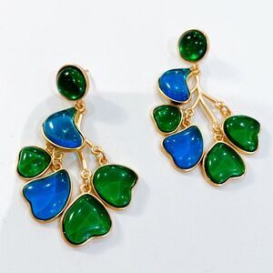 crystal drop earrings A210